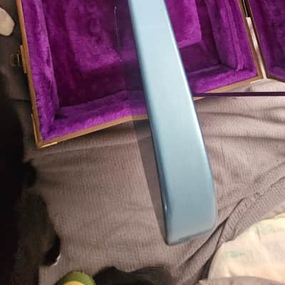 Gibson Firebird Studio T 2017 with Case- Pelham Blue image 9