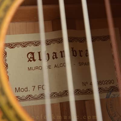 2000s ALHAMBRA 7FC FLAMENCO GUITAR image 15
