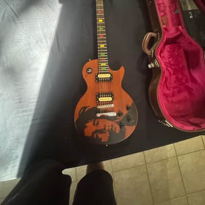 Epiphone Les Paul Bob Marley One Love signature 2004 - Flat brown stained image 10