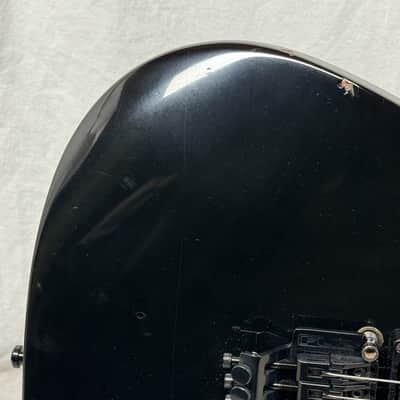 Hamer USA Chaparral Guitar with Case - Black - headstock repaired! image 4
