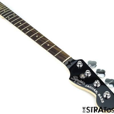 Fender Squier Vintage Mod Jaguar Jag Bass NECK & TUNERS Rosewood Black Short image 2