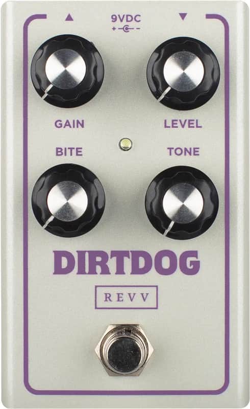 Revv Amplification Dirt Dog Overdrive Pedal - White Pearl image 1