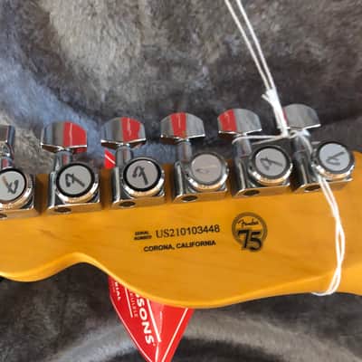Fender American Ultra Luxe Telecaster 2021 2-Color Sunburst image 8