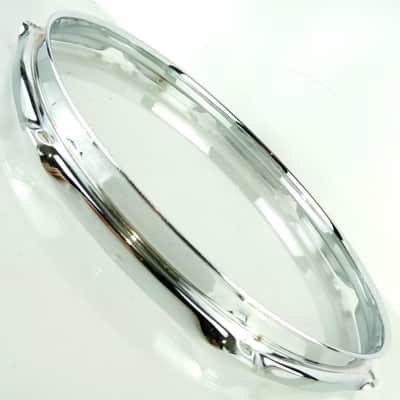 Ludwig 14"2.3mm Tall Snare/Floor Tom Drum 8Lug Batter Rim/Hoop Triple Flange Chr image 3