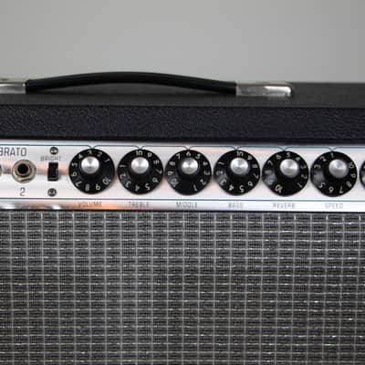 Fender Pro Reverb 1979 Silverface Tube Amp Ultralinear Master Vol + Footswitch image 3