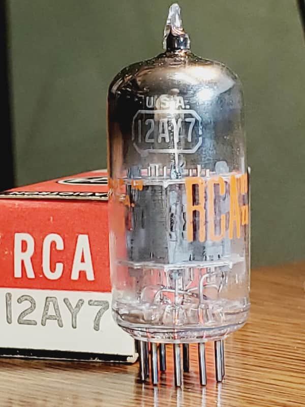12AY7 RCA NOS/NIB MaxiPreamp2/TV7 tested ( 1 ) tube lot image 1