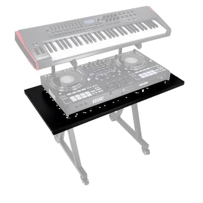 Rockville RKS-AIR Hydraulic Air Powered Keyboard Stand with DJ Table Shelf image 6
