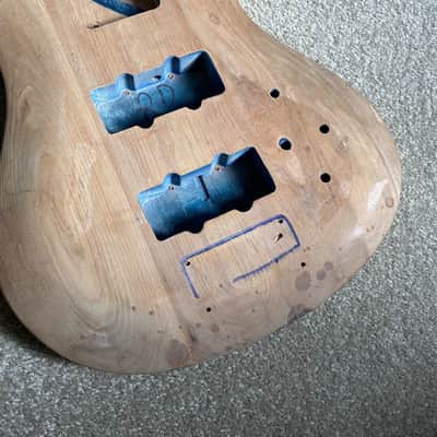 DIY Solid Alder Wood Bass Guitar Body DIY Project image 8