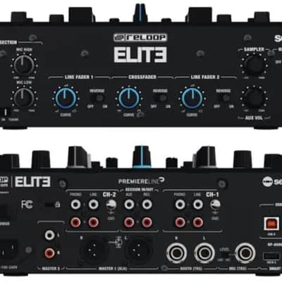 Reloop ELITE | DVS Mixer with Dual USB & OLED Displays | 24-Bit Audio Interface for Serato DJ Pro image 3