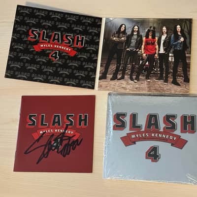 Rare: 2022 Slash Signed "4" CD Limited Edition Foil Pack - 4 (feat. Myles Kennedy and the Conspirators) image 3
