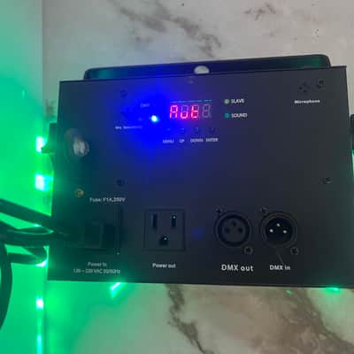 Chauvet Mini Kinta DMX 3W LED Derby Effect Light Black image 6