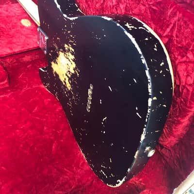 Fender Custom Shop #119 Limited Edition 1950 Double Esquire® - Heavy Relic® with Case, Aged Black image 11