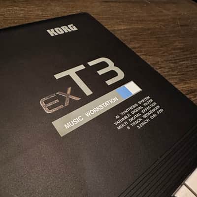 Korg T3 EX 61 key Music Workstation Synthesizer Piano Vintage Keyboard 1990s Black image 5