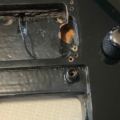 1994 Japan Ibanez S540 S Series Mahogany Glossy Black Guitar Body Lo-Pro Edge Tremolo Ready image 8