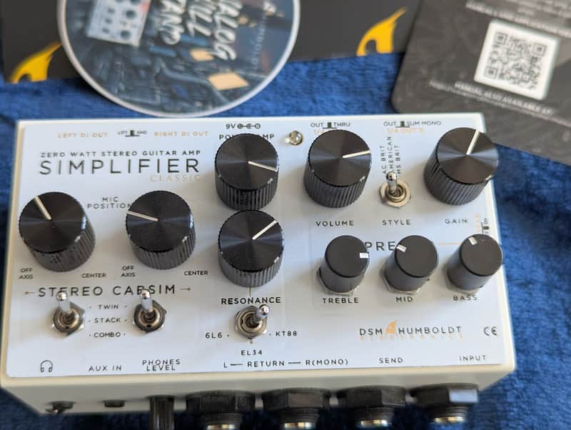 DSM & Humboldt Electronics Simplifier Amp/Cab simulator - Great condition! image 1