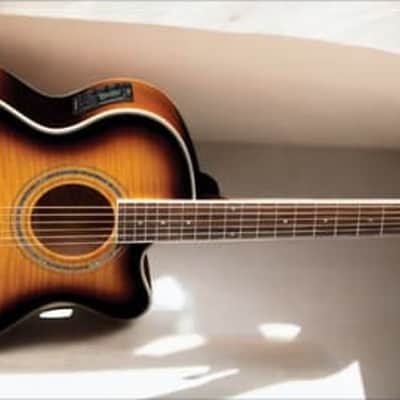 Washburn EA15ATB Festival Series Mini Jumbo Acoustic-Electric Guitar – Cutaway – Tobacco Burst – Acoustic/Electric – Model EA15ATB image 6