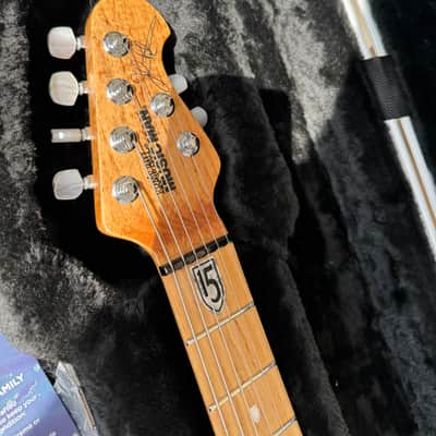 Ernie Ball Music Man John Petrucci Signature JP15-6 2025 - Present - Green Tiger Eye Flame image 3