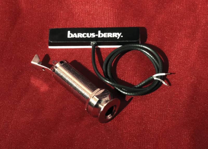 Barcus Berry 1455-3 "Insider" Piezo Transducer w/ Fast-Jack image 1
