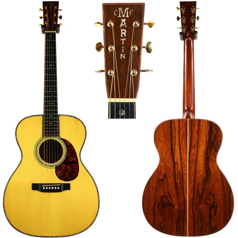 2012 Martin Custom Shop 000-42 Premium MADAGASCAR Rosewood ADIRONDACK Spruce Koa Binding image 1
