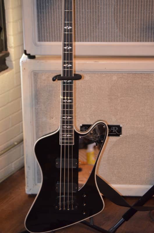Gibson Gene Simmons Signature G2 Thunderbird 2022 - Present - Ebony metal punk goth rock alt image 1
