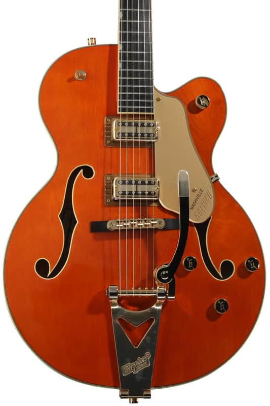 Gretsch Synchromatic Nashville Electric Guitar - '50s Orange Stain image 1