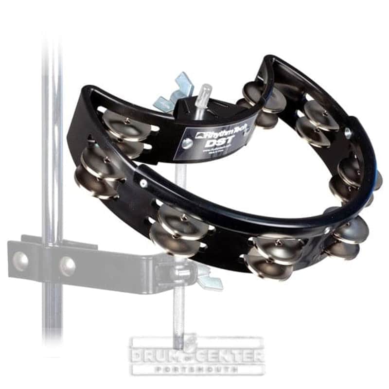 Rhythm Tech Drum Set Tambourine Black Nickel Jingles image 1