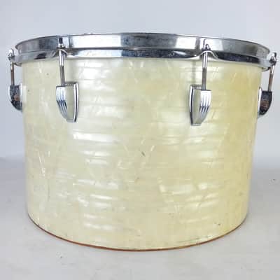 Ludwig 10x16"Timp-Tom Drum Vintage70 WMP White Marine Pearl 6Ply Maple Bass Jazz image 6
