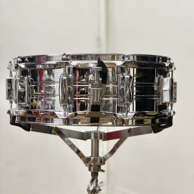 Pearl 5x14 Chrome Over Steel Snare Drum 1970s image 7