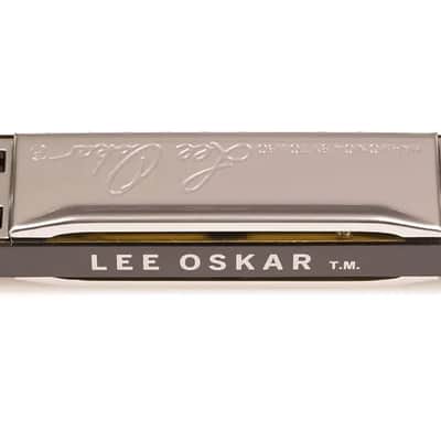 Lee Oskar 1910-Bb Major Diatonic Harmonica - Key of Bb - Silver image 4