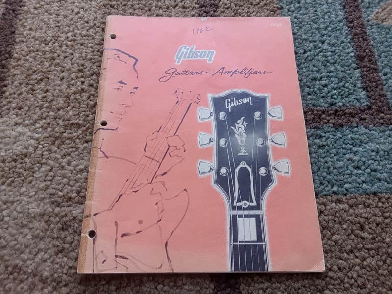 Vintage 1962 Gibson Full-Line Catalog! Rare, Original Case Candy, Paperwork! image 1