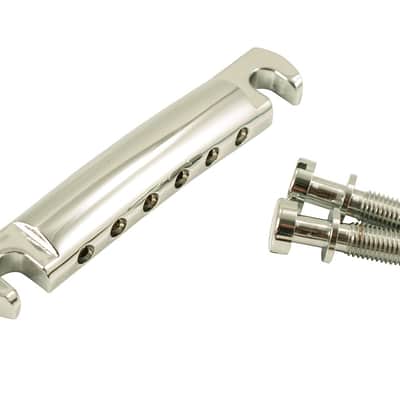 Kluson USA Made Lightweight Stop Aluminum Tailpiece, Chrome KSTOPAL-C