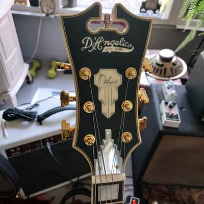D'Angelico Deluxe EXL-1 Hollow Body Archtop 2010s - Matte Cherry image 4