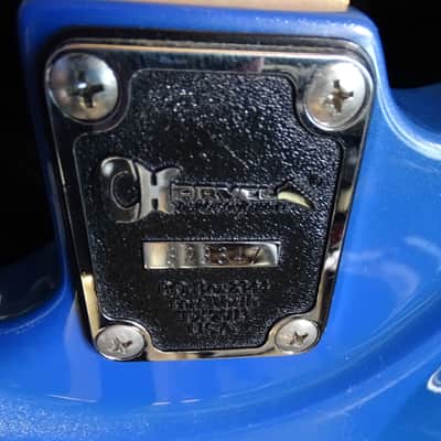 Charvel Fusion Deluxe with Rosewood Fretboard 1989 - 1991 - Pearl Blue image 20