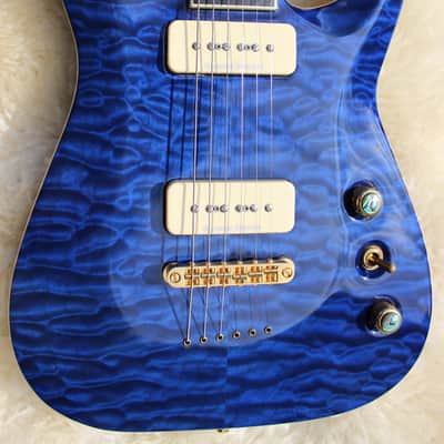 Jackson Soloist Archtop SLAT90 2002 Blue Custom Shop image 9