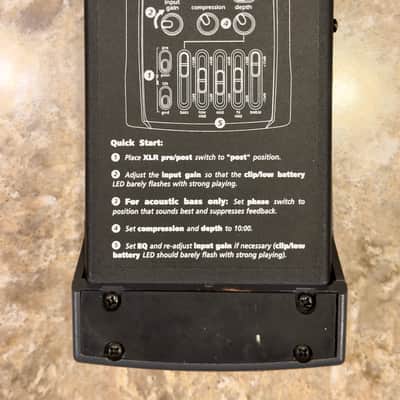 Fishman Pro-EQ Platinum Bass EQ/DI Analog Preamp Pedal image 3