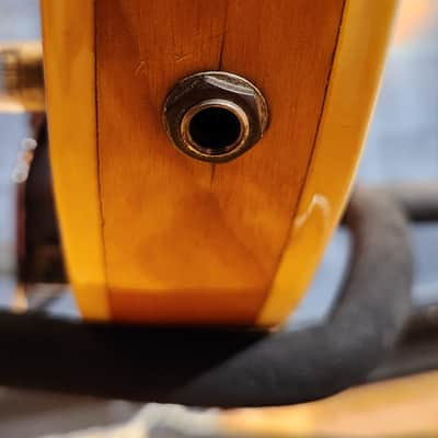 Vintage 1960s Ventura Semi-Hollow Electric Guitar Sunburst image 17