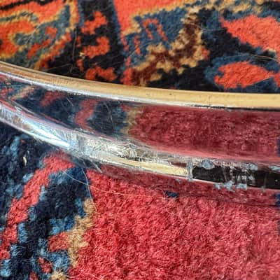 Gretsch 1960s Round Badge Era 14 Inch Snare Side Hoop Die Cast 8 Lug image 7