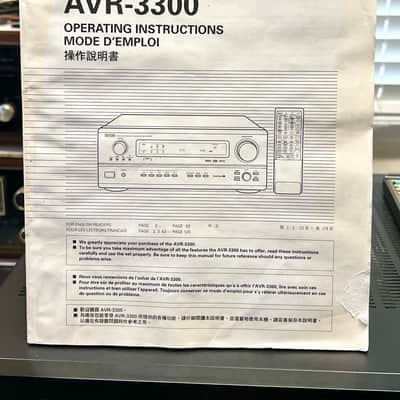Denon AVR-3300 AV Surround Receiver w/ Remote, Box & Owner’s Manual; Tested image 11