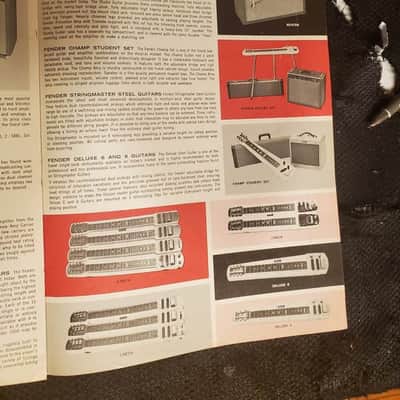 1962 Fender Musical Instruments Color Catalog/Brochure Original Stratocaster, Tele, P & Jazz Bass image 7