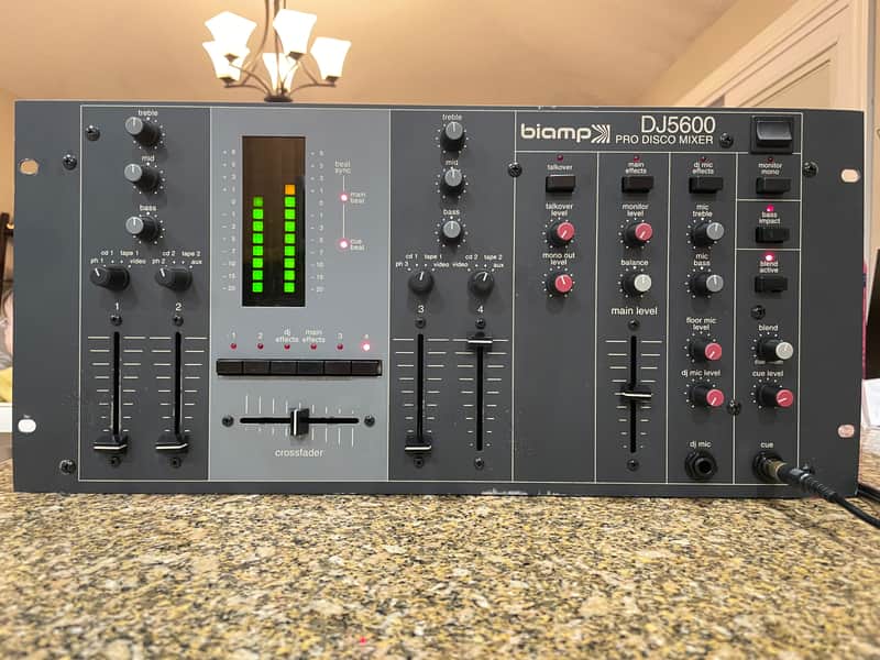 BIAMP DJ5600 STEREO CLUB DJ PRO DISCO MIXER DJ 5600 MADE IN USA 19” RACKMOUNT image 1