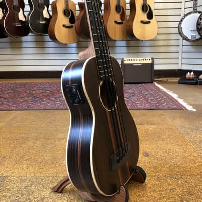 Kala Striped Ebony Acoustic-Electric U-Bass w/Padded Gig Bag image 2