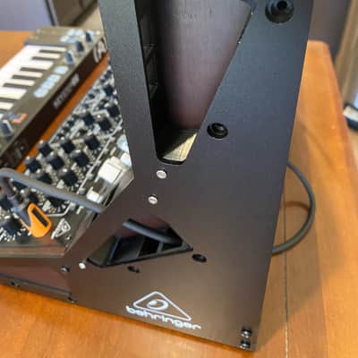 3D Printed Cable Hole Mounting Spacers for Behringer Synth - 70hp to 80hp width image 4