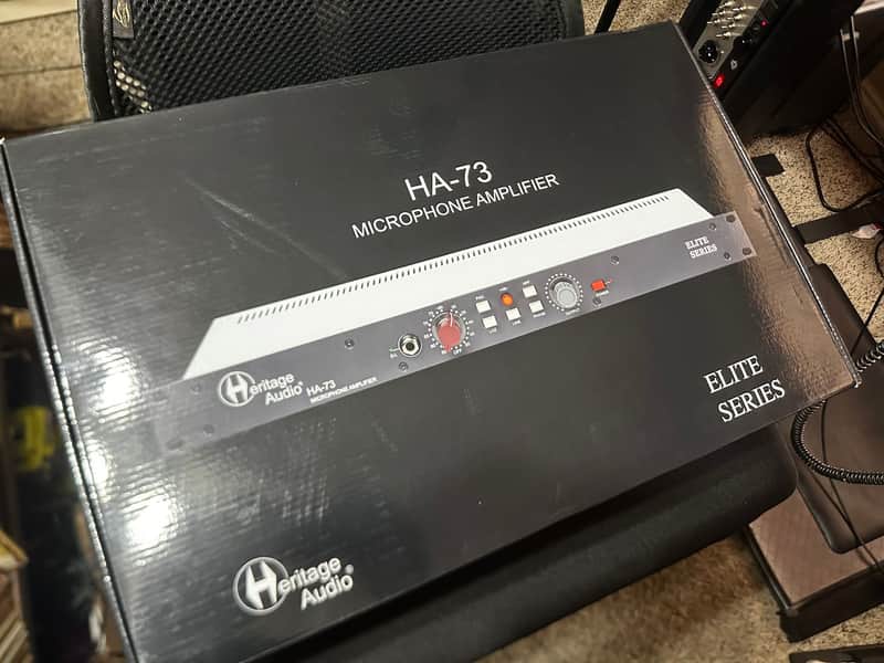 Heritage Audio HA-73 Elite Series Single-Channel Mic Preamp 2017 - 2019 - Blue image 1