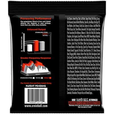 Ernie Ball Slinky Cobalt 7-String Skinny 10-62 image 2
