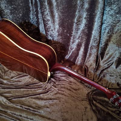 Guild D-50 Dreadnought Acoustic 1974 One Owner! Highly Figured Rosewood Back image 3