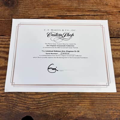 2023 Martin Limited Edition Eric Clapton Signature D-28 (1 of 60) image 23
