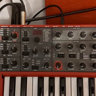 Nord Lead 4 49-Key 20-Voice Polyphonic Synthesizer 2013 - 2020 - Red image 2