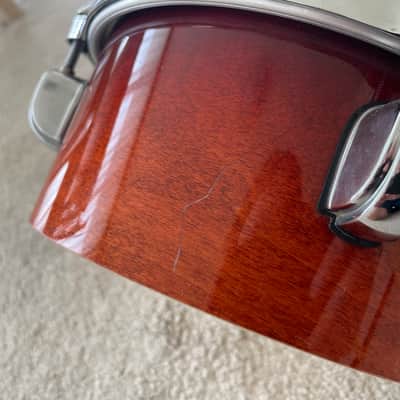 Tama Starclassic Maple 8” & 10” Tymp-Toms in Dark Cherry Fade image 8