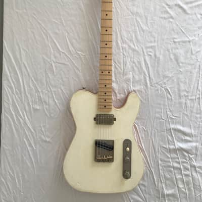 Electric Guitar - Reclaimed Fir with Milk Paint - T-Style - Milk and Honey 037 image 2