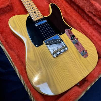Fender '52 Reissue Telecaster 1994 in Butterscotch Blonde Black Guard in Case image 1